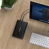 Simplecom SE331 Aluminium 3.5'' SATA to USB-C External Hard Drive Enclosure USB 3.2 Gen1 5Gbps