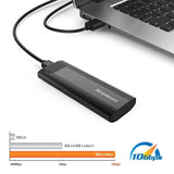 Simplecom SE504 NVMe (M Key) M.2 SSD to USB 3.2 Gen 2 USB-C Enclosure 10Gbps Tool-Free
