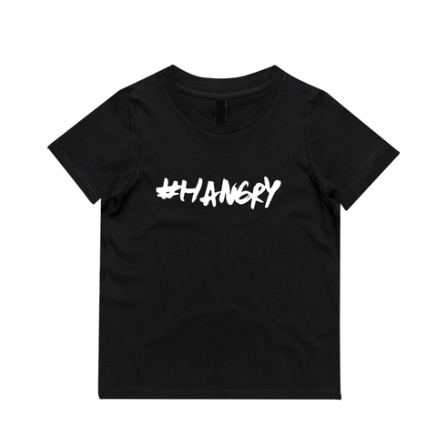 MLW By Design - #HANGRY Tee | Black | Size 1 - Darrahopens