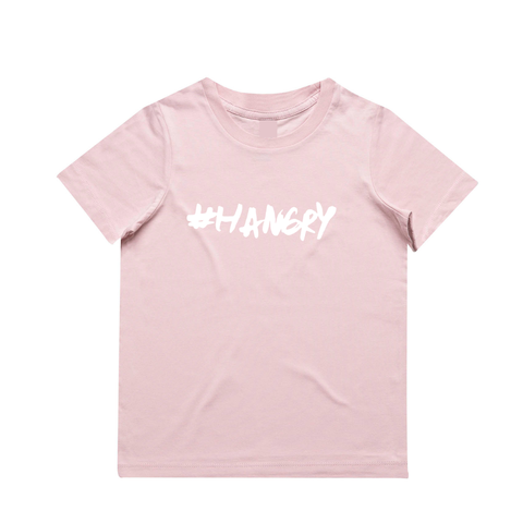MLW By Design - #HANGRY Tee | Blush | Size 3