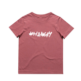 MLW By Design - #HANGRY Tee | Washed Plum | Size 10