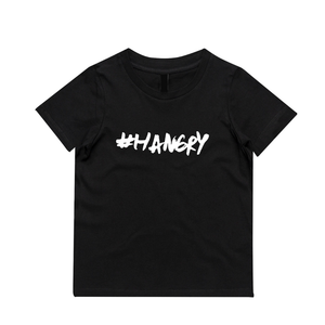 MLW By Design - #HANGRY Tee |Black | Size 00