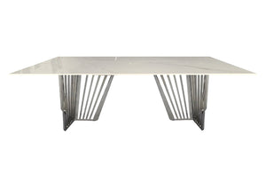 Salina Silver Dining Table -100cm x 200cm