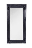 LUX French Provincial Ornate Mirror - Black