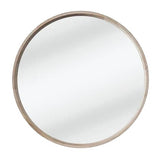 Natural wood - Mirror Round