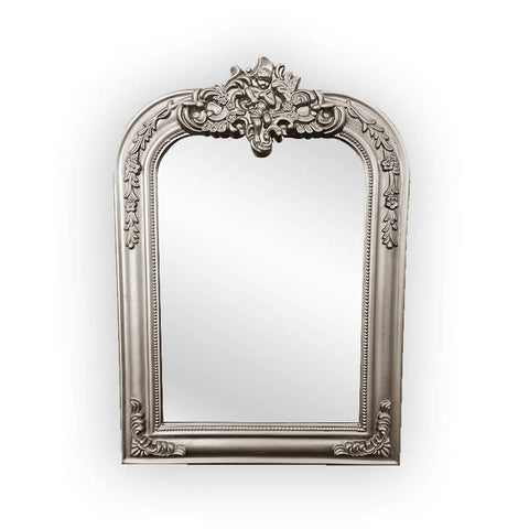 Catherine Arch Mirror - Antique Silver 67cm x 94cm