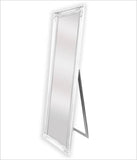 Darrahopens Home & Garden > Decor French Provincial Ornate Mirror - White - Free Standing 50cm x 170cm