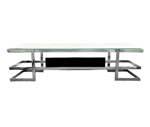 Alexa - Silver TV Unit