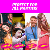 Party Central 12PCE Hair Spray Vibrant Red Long Lasting Non-Sticky 125ml