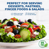 Home Master 48PCE Party Platters Oval Plastic Lightweight Durable 43cm