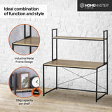 Home Master Multifunctional Workstation 2 Tier Stylish Modern Design 1.38m