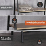 Home Master Garment Rack &amp; Shelving 2 Tier Sleek Stylish Modern Design 1.5m