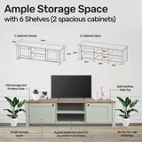 Home Master Winchester Two Tone TV Entertainment Unit Stylish Design 150cm
