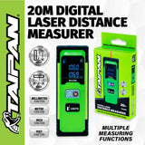 Taipan&reg; 20m Digital Laser Distance Measuring Device Multiple Functions