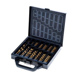 Taipan® 99PCE Drill Bit Set HSS Titanium Coated & Steel Case Premium Quality