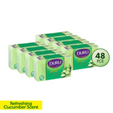 Duru 48PCE Body Bar Soap Refreshing Cucumber Scent Natural Herbal Blend 140g