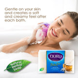 Duru 48PCE Body Bar Soap Milk Proteins Soft Velvety Natural Herbal Blend 140g