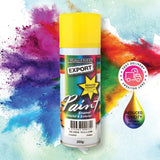 Australian Export 12PK 250gm Aerosol Spray Paint Cans  [Colour: Yellow Gloss]
