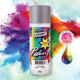 Australian Export 12PK 250gm Aerosol Spray Paint Cans [Colour: Chrome]