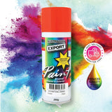 Australian Export 12PK 250gm Aerosol Spray Paint Cans [Colour: International Orange]