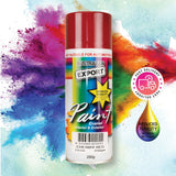 Australian Export 12PK 250gm Aerosol Spray Paint Cans [Colour: Cherry Red]