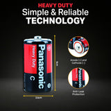 Panasonic 96PCE C Batteries 1.5V Long Lasting High Performance Power
