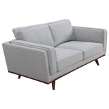 Petalsoft 2 Seater Sofa Fabric Uplholstered Lounge Couch - Grey