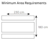 Florence  3pc Dining Table Set 230cm 2pc Seat Bench Pedestal French Provincial
