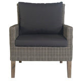 Byron 3pc Rattan Outdoor Sofa Set 2 Seater Wicker Lounge 2 Arm Chair