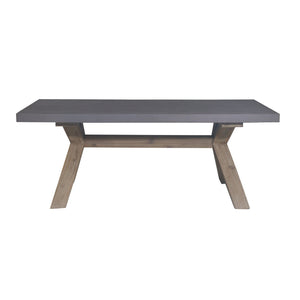 Byron Outdoor PolyCement Top Coffee Table Grey