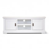 Laelia ETU Entertainment TV Unit 160cm 2 Door Solid Acacia Wood Coastal - White