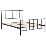 Hardy  Double Bed Size Metal Frame Platform Mattress Base - Black