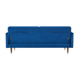 Livia 3 Seater Sofa Bed Fabric Uplholstered Lounge Couch - Dark Blue