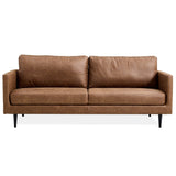 Athena 2 + 3 Seater Sofa Fabric Uplholstered Lounge Couch - Saddle