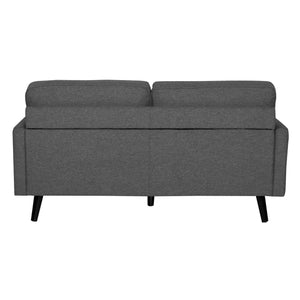 Lexi 2.5 Seater Sofa Fabric Uplholstered Lounge Couch - Dark Grey
