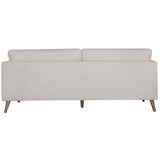 Nooa 3 Seater Sofa Fabric Uplholstered Lounge Couch - Stone