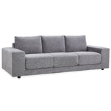 Eliana 4 Seater Sofa Fabric Uplholstered Lounge Couch - Fog