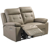 Kingsman 2 + 1 Seater Electric Recliner Sofa Genuine Leather Home Theater Lounge