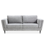 Skylar 3 + 2 Seater Sofa Fabric Uplholstered Lounge Couch - Pepper