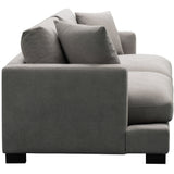 Royalty 3 + 2 Seater Sofa Fabric Uplholstered Lounge Couch - Grey