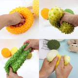 4x Squishy Stress Ball Pack Fidget Toys for Adults and Kids Anxiety Squeeze Ball