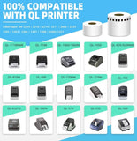 6x Print Label for Brother DK22205 Continuous 62mm*30m