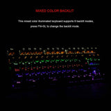 Mechanical Gaming Keyboard Green Switches 87 Keys LED Backlight PC and Laptop