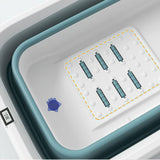 Foldable Extra Large Massage Bathtub Portable Bath Tub with Drain for adult