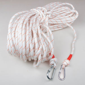 12mm 50m Safety Climbing Rope Nylon Rock Static Outdoor Boat Anchor Marine Rope Dock Lines Rope
