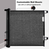 Retractable 1.5M Doorways Hallways Stairs Baby Gate Dog Pet Gate Indoor Outdoor Safety Gates