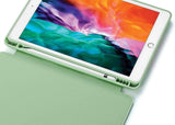 IPad 10.2 2019 7th Pencil Holder Slim Smart TPU Soft Case Green