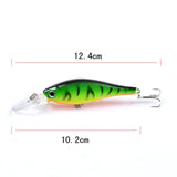 10x Popper Minnow 10.2cm Fishing Lure Lures Surface Tackle Fresh Saltwater
