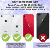 For iPhone SE 5G (2022), SE (2020) / 8 / 7 Case, Dark Brown Crocodile Pattern Genuine Leather Protective Shell