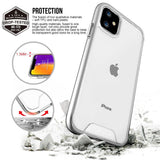 For iPhone 11 Case iCoverLover Shockproof Light Clear Cover Thin Transparent